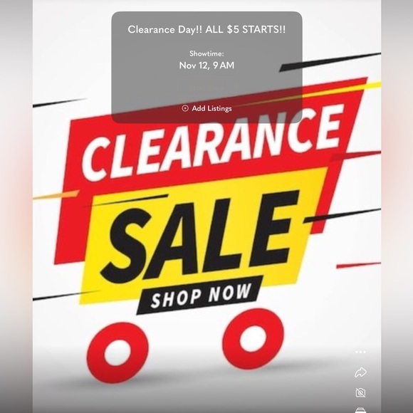 41-60 Clearance Show Wednesday Nov 12th 9am cdt $5 STARTS. BRAND NAMES - Picture 1 of 1